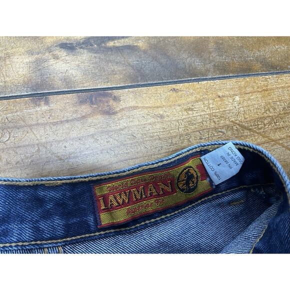 Vintage Lawman Peek-a-boo High Waist Mom Jeans Size 1 - Picture 7 of 12